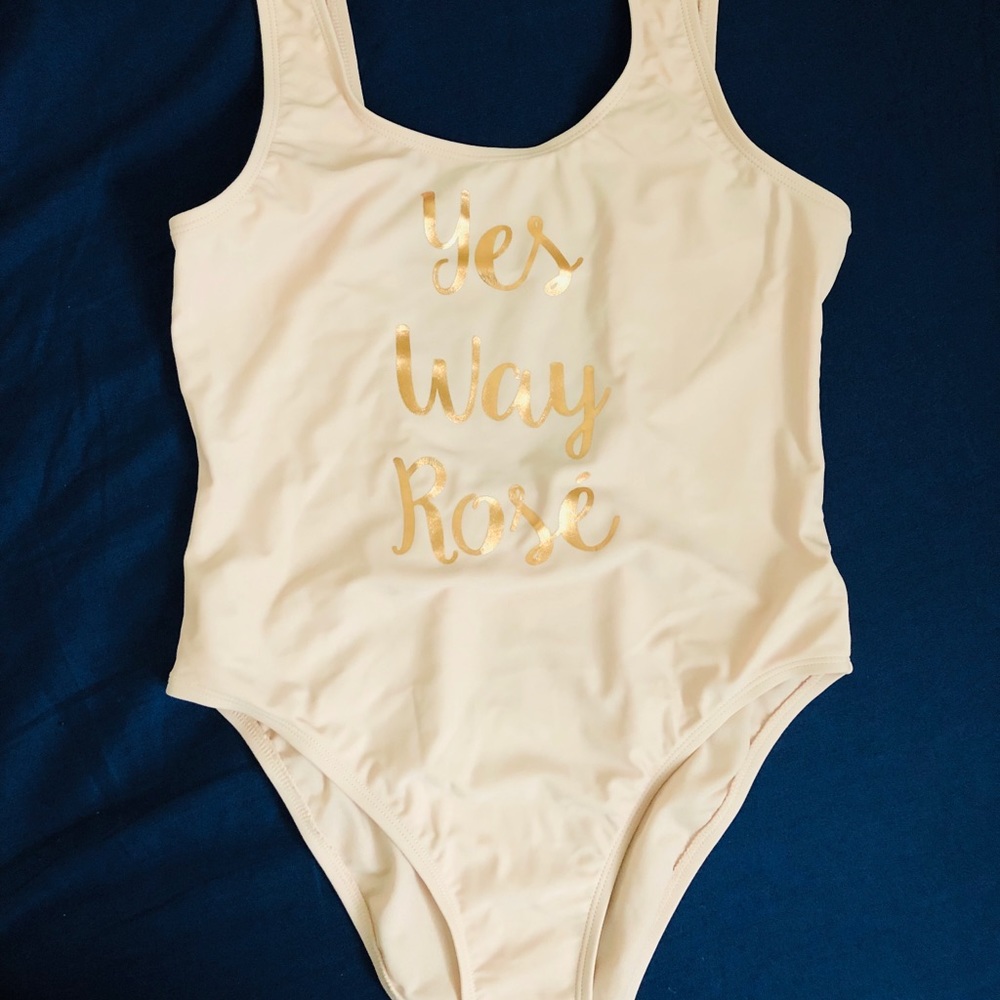 One Piece High Leg Bathing Suit